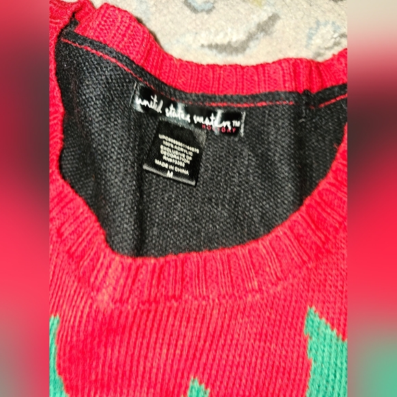 United States Sweaters Ugly Christmas Sweater Dress Gaudy Party Size Medium - Picture 4 of 4